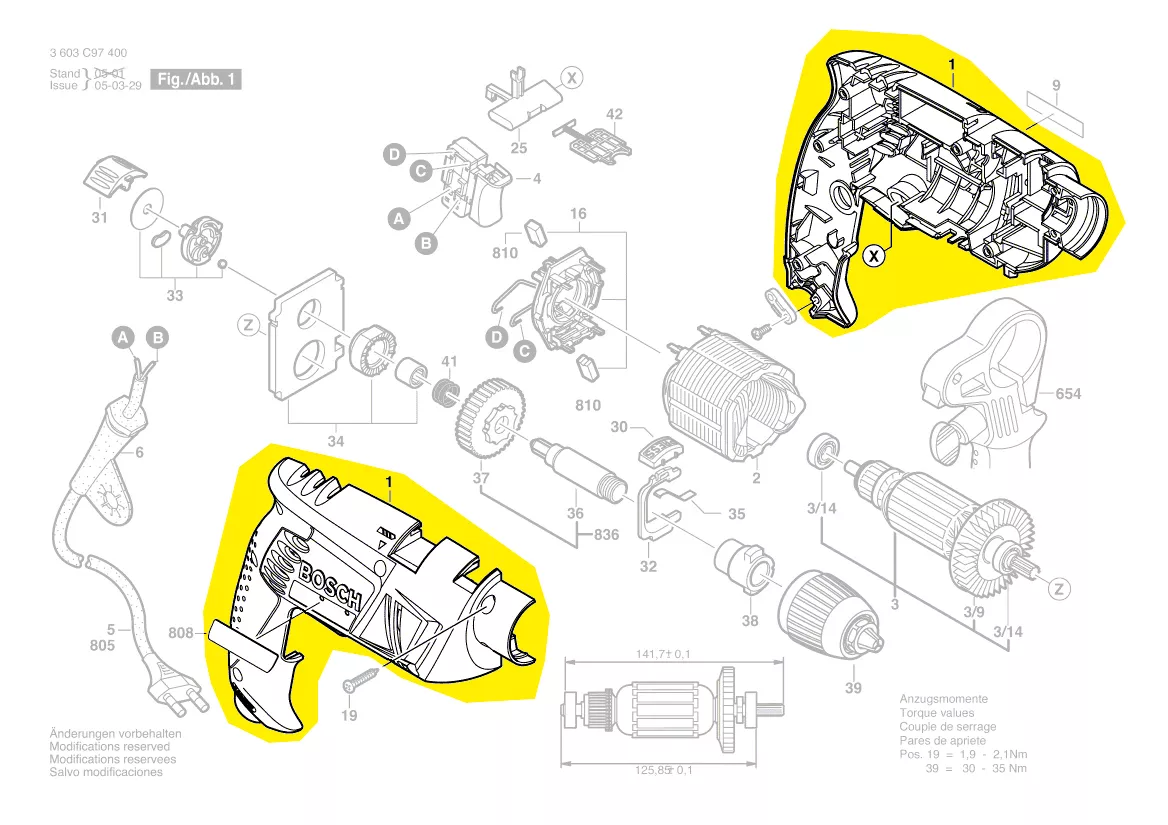 Coquille réf. 2 609 000 625 Bosch